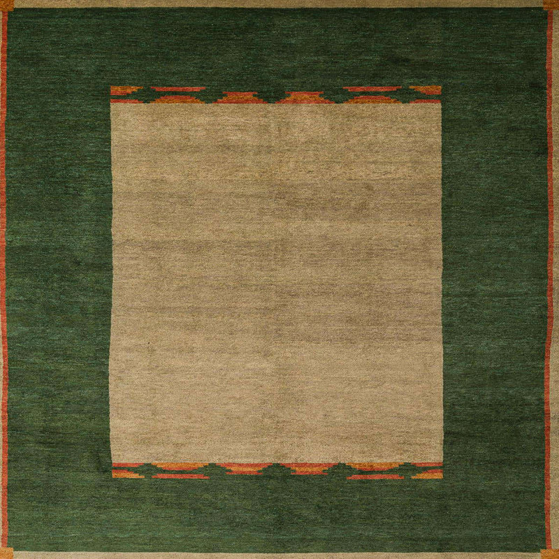 Abstract Indoor Rug, Square 4'