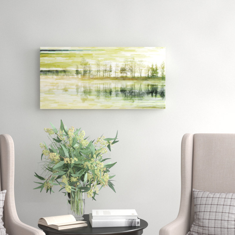 Tree by Parvez Taj - Wrapped Canvas Painting, 45cm H x 91cm W