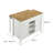 Garland 47.2 " W Kitchen Island Set
