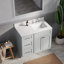 Meuble-lavabo simple 52 po avec plateau en quartz Disar-122120510-122120507