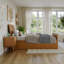 Lit plateforme en bois massif Fitzsimmons avec pied de lit et gigogne assortis-1863643055-1863642705