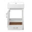 Meuble-lavabo moderne avec lavabo en céramique-817324751