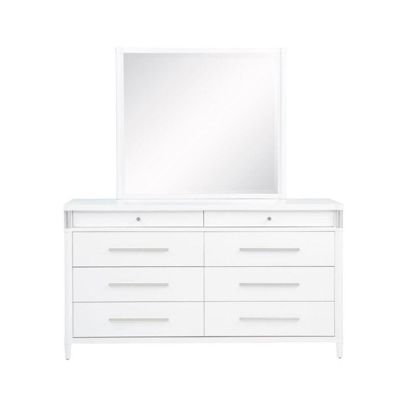 Commode 8 tiroirs avec miroir Buckley