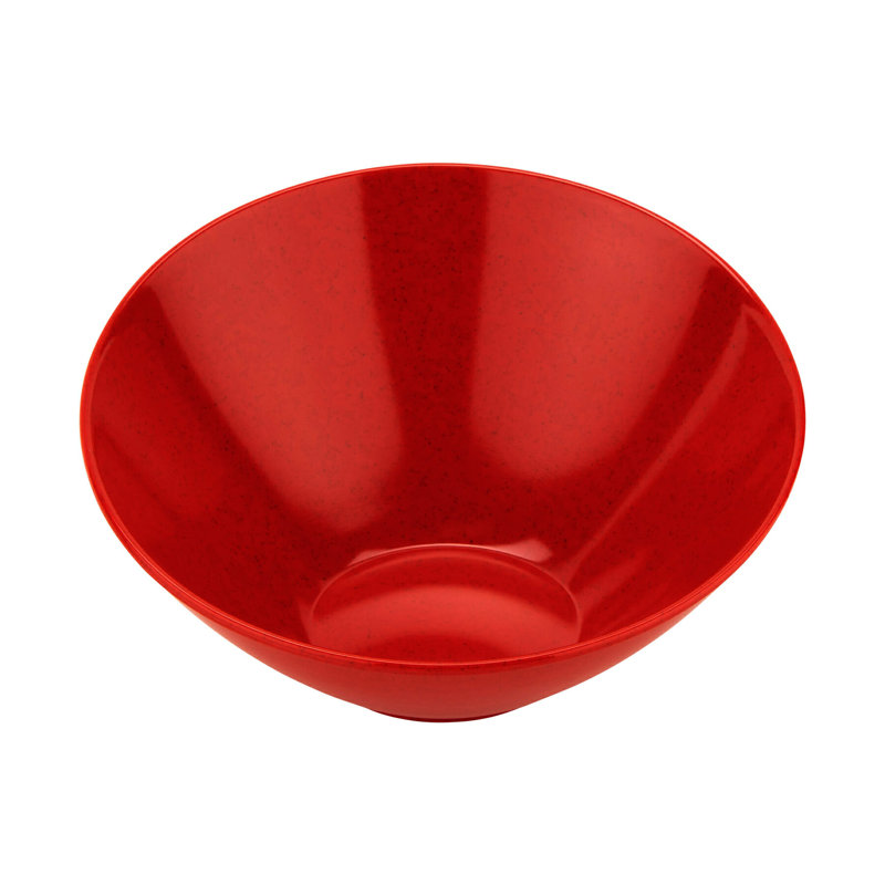 G.E.T. Melamine Serving Bowl, 5" H x 10" W x 10" D, Red