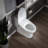 WoodBridge 1.6 Gallons GPF Elongated Floor Mounted Bidet Toilet (Seat Included)