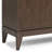 Harper Solid Hardwood Sideboard Buffet In Walnut Brown