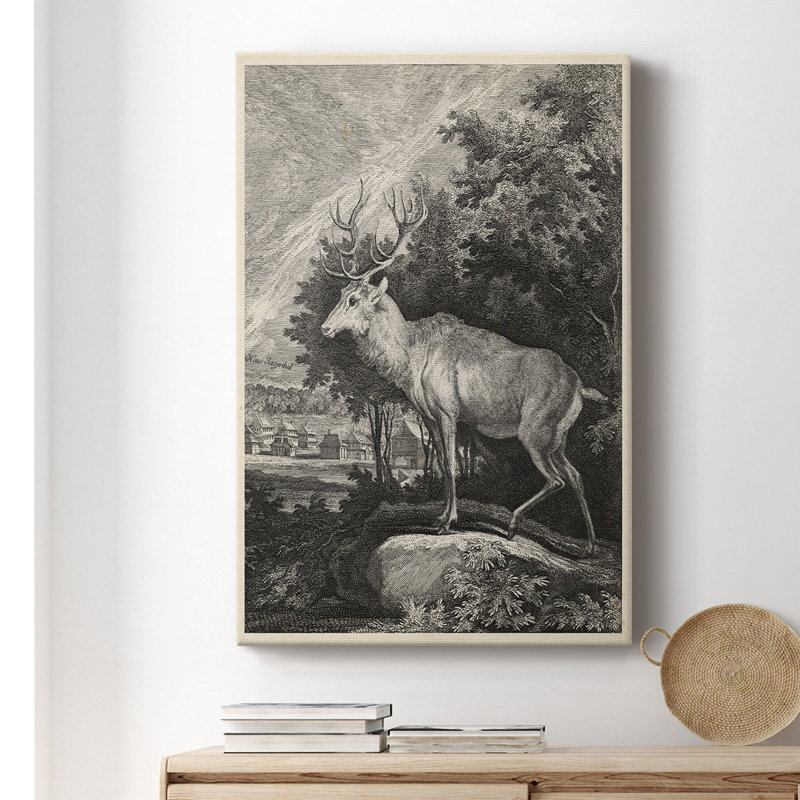 «Woodland Deer I», impression sur toile tendue, H 48 po x l 32 po x P 1 po