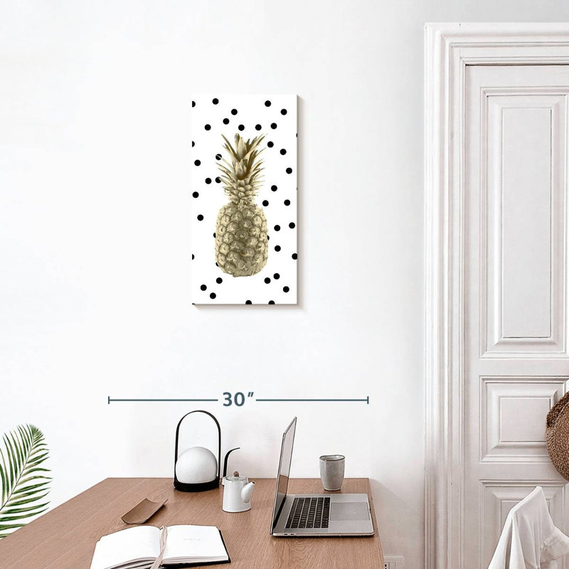 Pois ananas, H 12 po x l 24 po x P 1,25 po