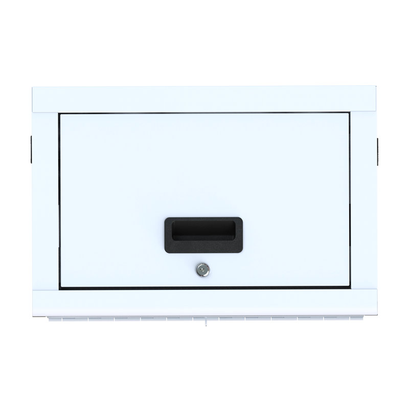 Station de charge verrouillable 16 - Armoire blanche pour ordinateurs portables et tablettes, bureau,, avec tablette pour ordinateur portable à dissipation de chaleur améliorée 16, verrouillable, armoire, salle de classe, rangement de câbles organisé