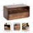 Langley Mango Solid Wood Floating Shelf with Drawer-697422470