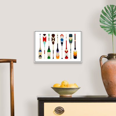 «Rowing Crew II» par Sydney Edmunds, reproduction d'art graphique sur toile