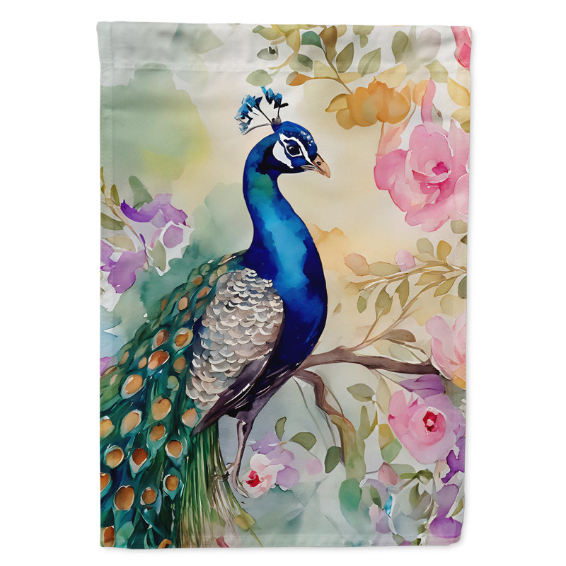 Drapeau de jardin paon_DAC3257