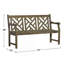 Banc de jardin en bois pour l'extérieur