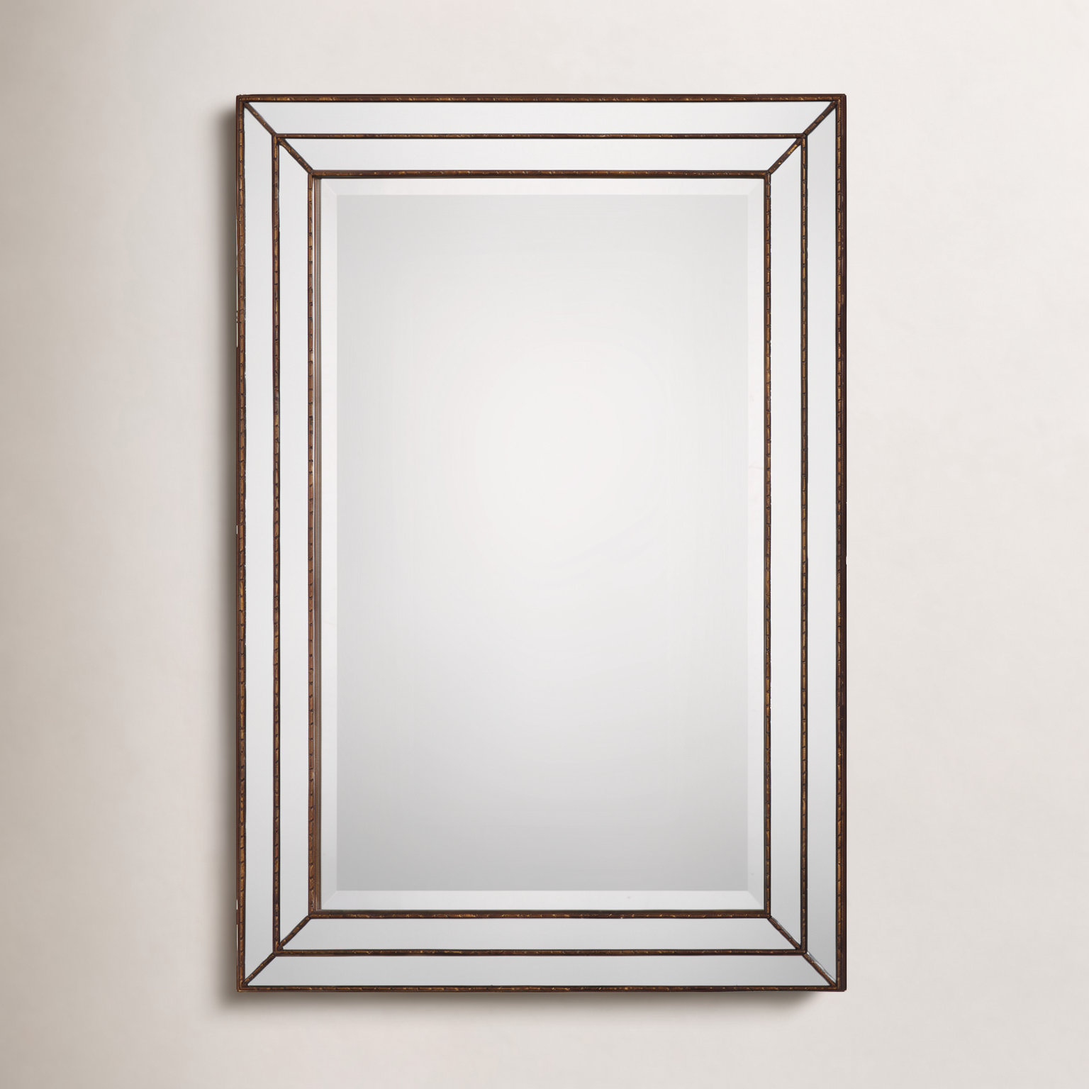 Almyra 24" Accent Mirror, Metallic Bronze