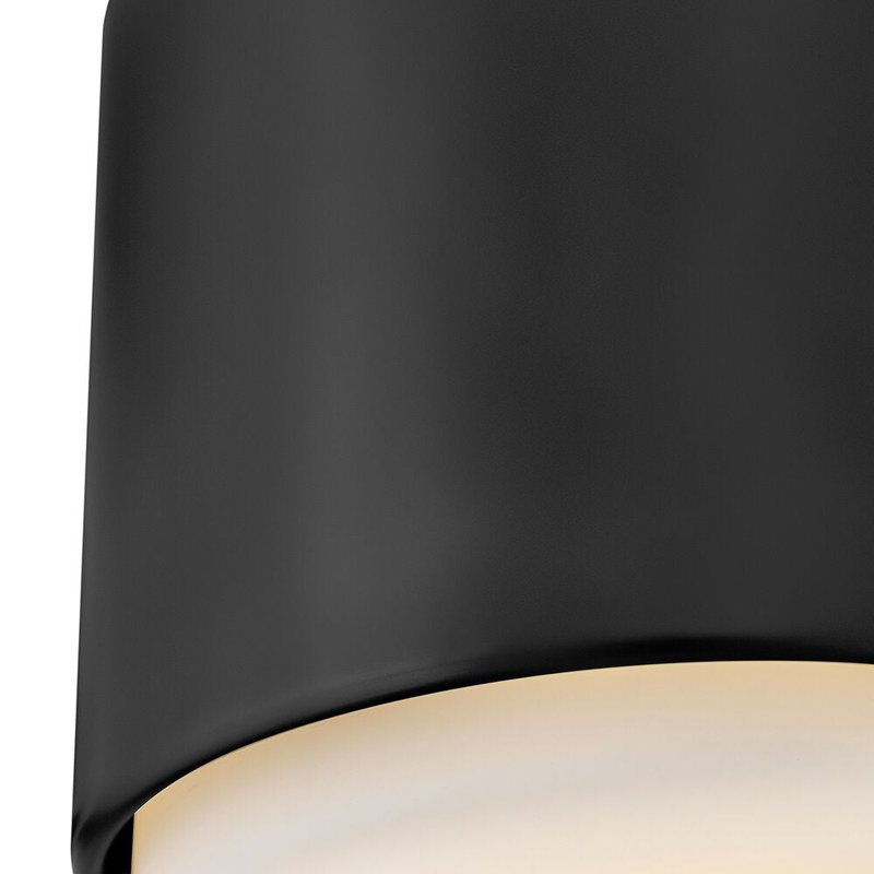Hinkley Cedric Flush Mount Flat, Black