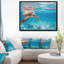 Paysage, grande tortue de mer, photographie sur toile - tortue de mer Hawksbill-26690251-34273926