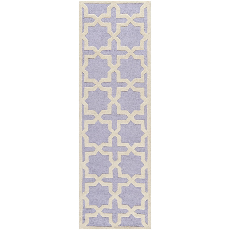 Tapis en laine touffeté à la main igna Cambridge, Tapis de couloir 2 pi 6 po x 10 pi