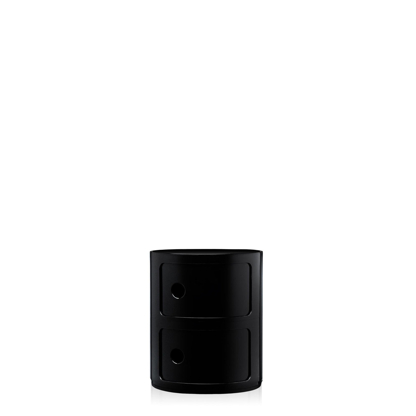 Componibili Round Modular Stacking Units, Black, 2