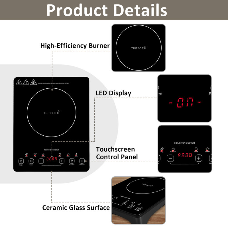 Trifecte Electric 1 Burner Cooktop