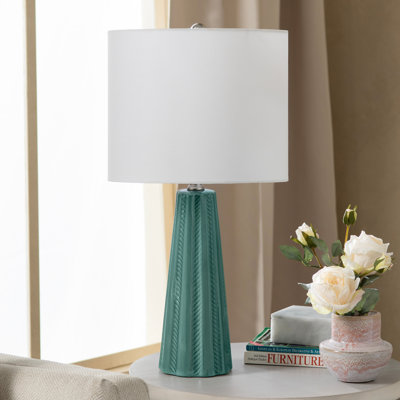 Ceramic Table Lamp With Shade