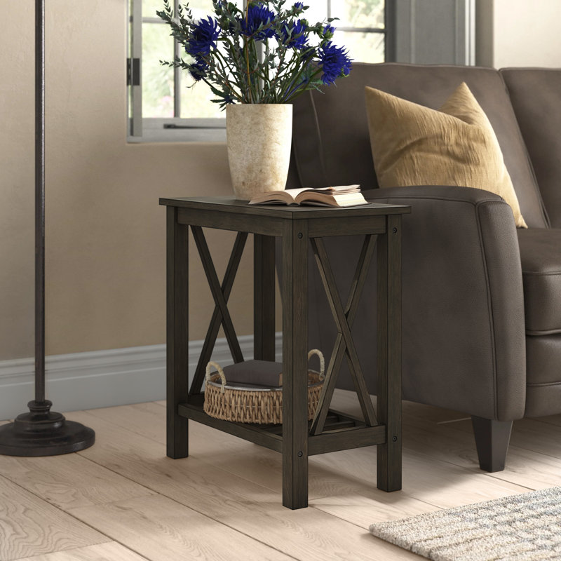 Calaweigh End Table, Dark Grey