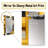 Yellow And Grey Geometric Blocks Harmony - Geometric  Decorative Wall Mirror, Modern Mirror, Printed Metal Art-749802840