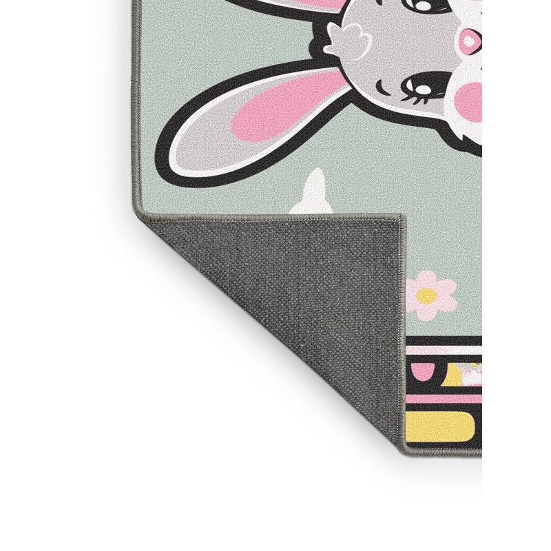 Tapis de vacances de printemps The Holiday Aisle®, Rectangulaire 7 pi x 10 pi