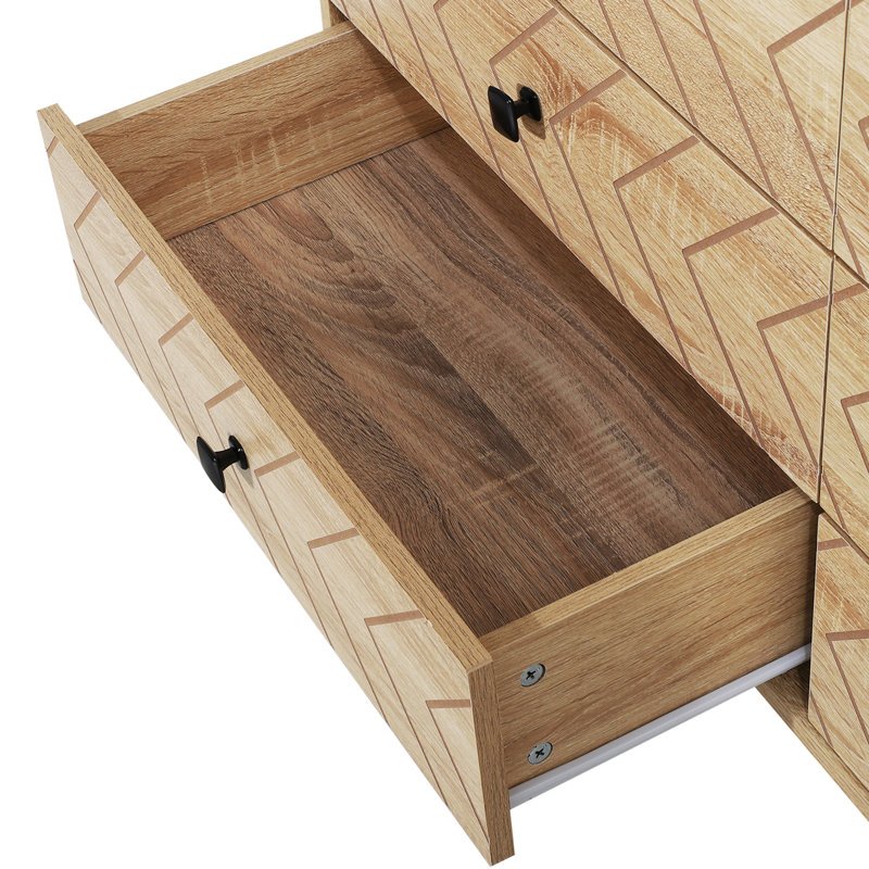 Katelyn 120cm W 6 - Drawer Chest of Drawers