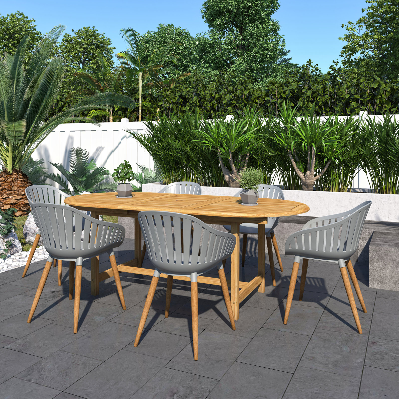 Anautica 79" Patio Dining Set