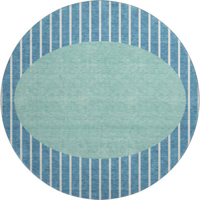 Premium Machine Washable Naglee AMF994 Stripes Rug