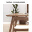 Bureau rectangulaire en bois massif Nordic-684311608