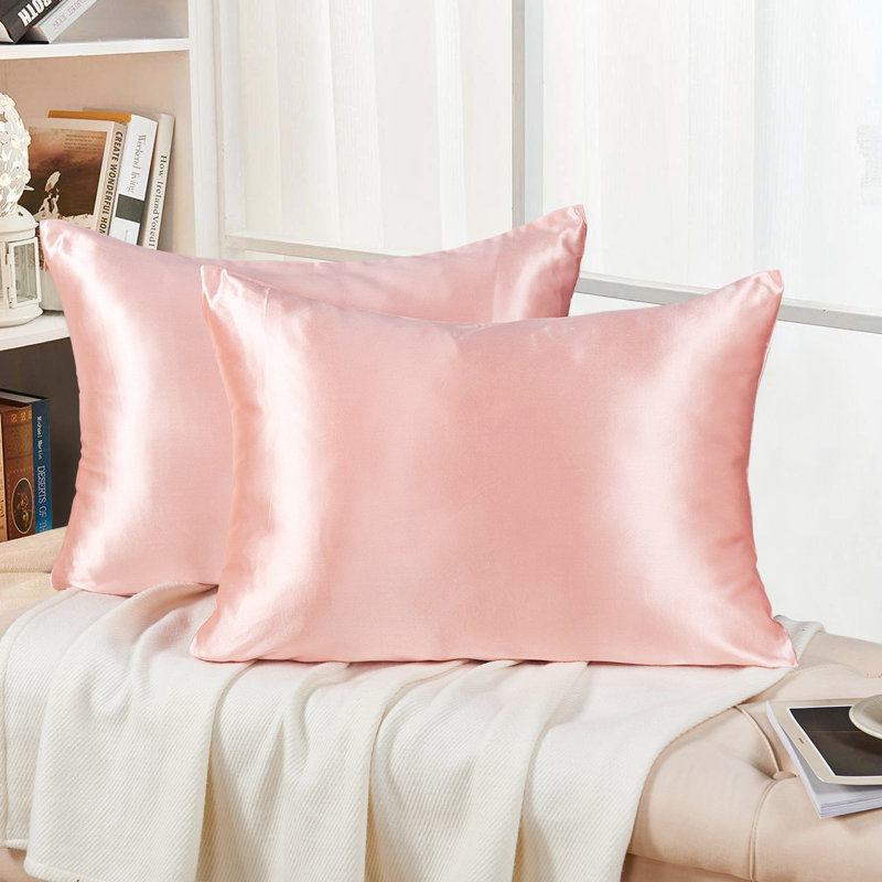 Silk Cotton Blend Pillowcase, Standard, Russet Red