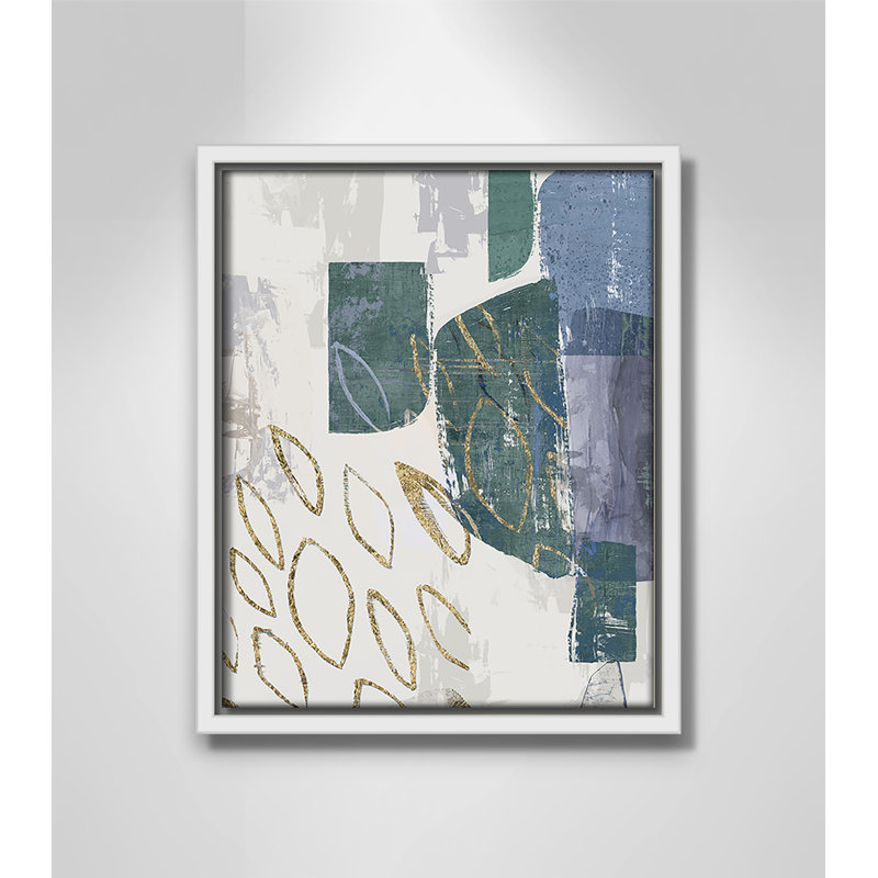 Shape of Formation III - Blue Version Print par Casa Fine Arts, H 11,5 po x l 9,5 po, Blanc