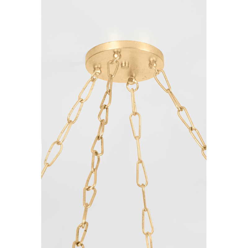 Lustre géométrique en acier 16 lumières Lure