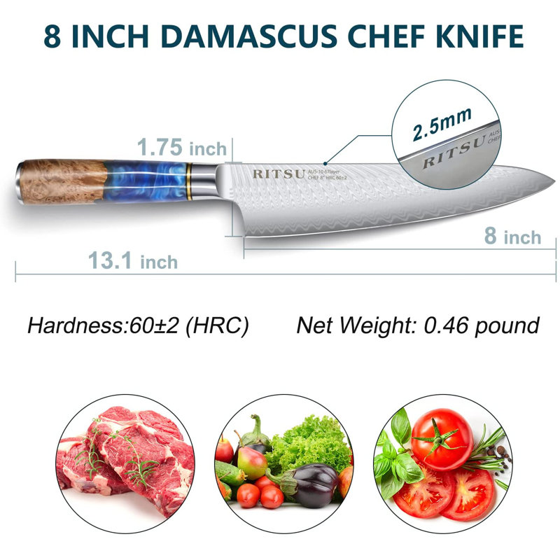 RITSU 8'' Chef's Knife