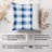 Blue Winter Plaid VIII Modern
