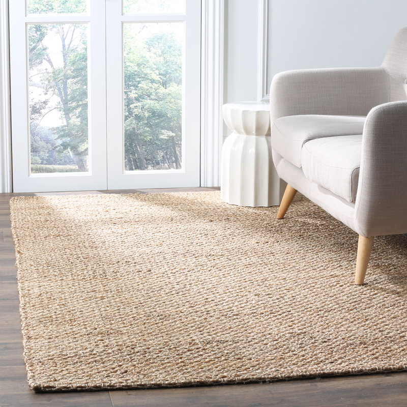 Tapis naturel tissé à la main Jameson, Rectangle 6 pi x 9 pi