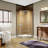 Corner Shower Enclosure 36 In. W X 72 In. H Frameless Neo-Angle Shower Enclosure, 1/4" (6Mm) Clear SGCC Tempered Glass, Pivot Shower Door In Brushed Nickel,Shower Base Not Included-123272797