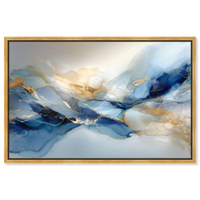 «Postmodern Flow I», art mural abstrait sur toile 