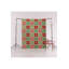 Tapis décoratif rouge et vert à motif de boîte de cadeau de Noël à motif lavable à la machine-398382898