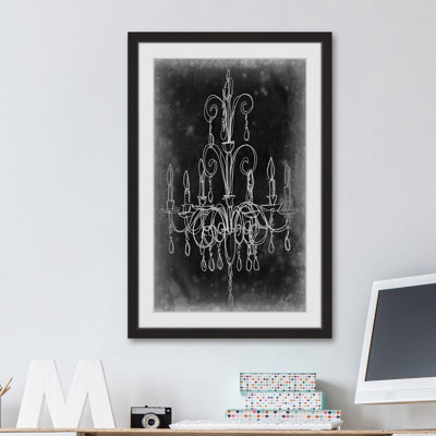 " Chalkboard Chandelier II "