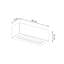 Vega Concrete Flush Mounted Sconce