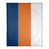 Bleu marine / orange / blanc
