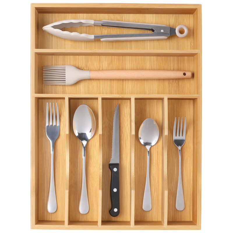 Rangement à ustensiles en bambou Natural Kitchen Range