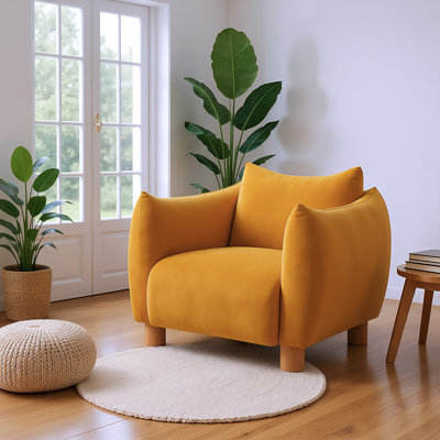 Chaise d'appoint rembourrée Modern