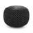 20 Inch Wide Round Pouf In Slate Grey Velvet-897577698