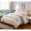 Ensemble d'édredon 9 pièces en percale de coton Blush Queen-131583543-131583545