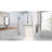 DreamLine Unidoor-X 59 - 59.5 inch W x 72 inch H Frameless Hinged Shower Door in Matte Black-26337734-121326189