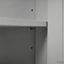 Meuble-lavabo double 84 po, 2 lavabos en céramique et un comptoir en quartz, avec tablettes et tiroirs réglables 84 po-115331445
