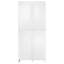 Garde-manger de style campagnard de 72 po avec 8 tablettes, armoire de rangement courbée avec 3 tablettes réglables, tiroir caché, armoire polyvalente pour la cuisine, la salle à manger et la salle de bain, blanc-1310281792